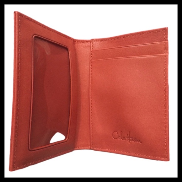 Cole Haan Leather Brandy Wallet / ID Case - Picture 3 of 4